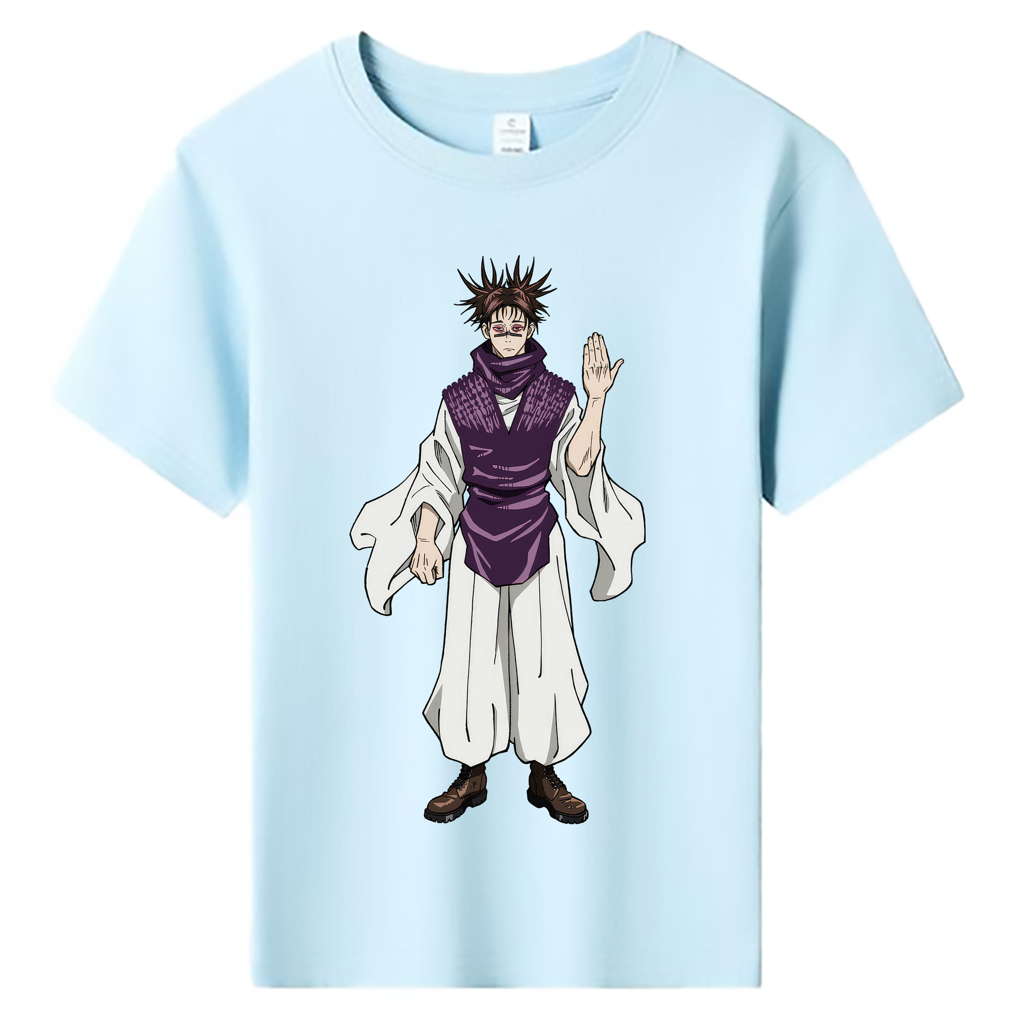 （画像用） 呪術廻戦 Jujutsu Kaisen 綿100％キッズTシャツ（フロントプリント）